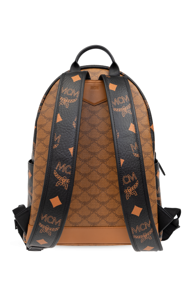 Brown Backpack with logo MCM Vitkac GB